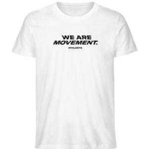 WE ARE MOVEMENT - SHIRT WHITE - Herren Premium Organic Shirt-3